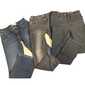 Lot of boys Sz. 8 Jeans in Blue, Gray, and Black